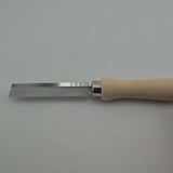 Advantage Double Hollow Ground Knife Wood Handle