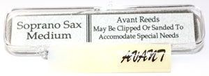 Avant Synthetic Soprano Saxophone Reed