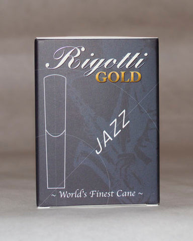Rigotti Gold "Jazz" Alto Saxohpone Reeds, 10/Box